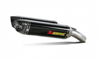 Akrapovic Slip-on Line Carbon zonder E-keur Ducati 848 / Evo 2008-2014
